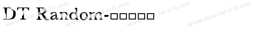 DT Random字体转换
